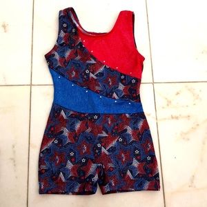 Girl gymnastics all over